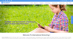 Desktop Screenshot of internationalschooling.org